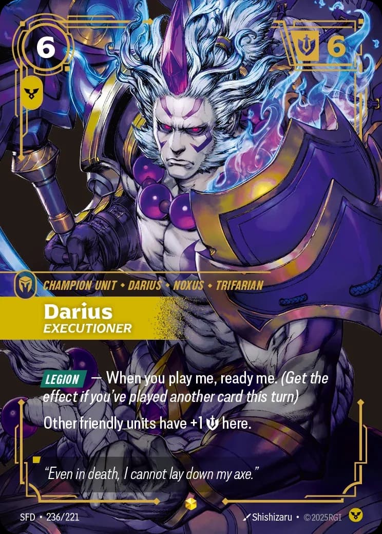 Darius — Spiritforged SFD-236/221 (Riftbound card)
