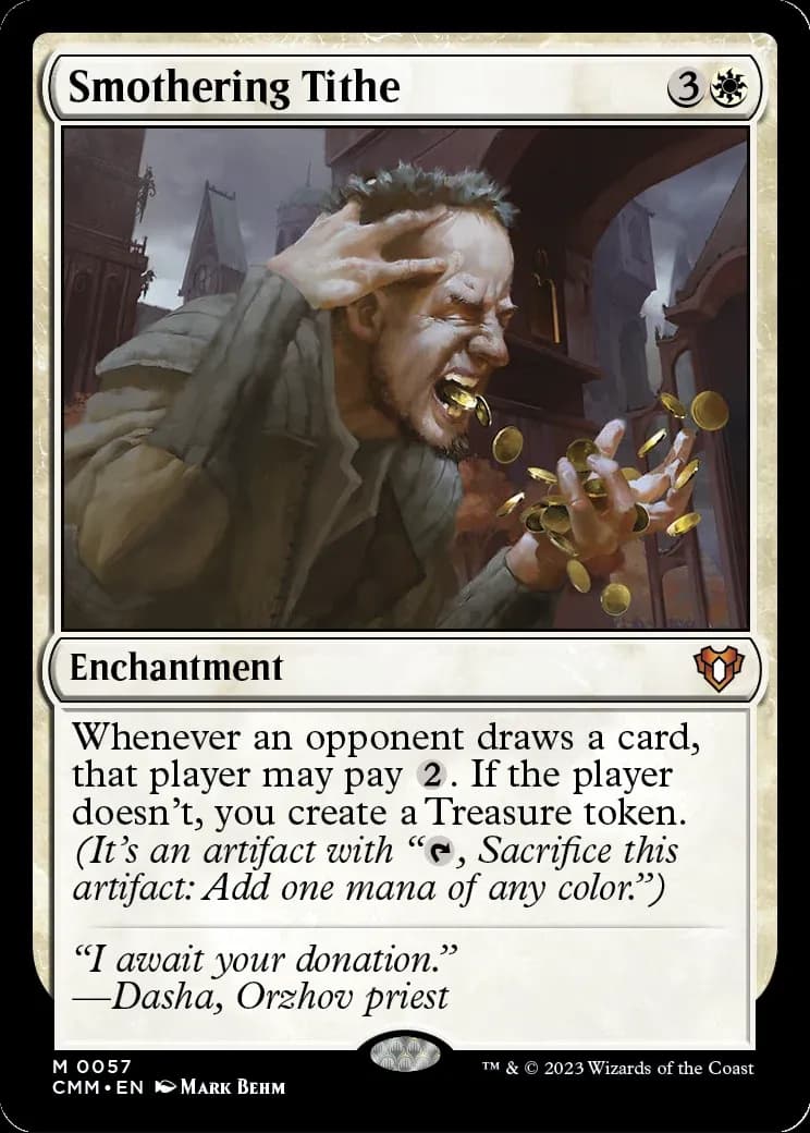 Smothering Tithe — Commander Masters CMM (Magic: The Gathering card)
