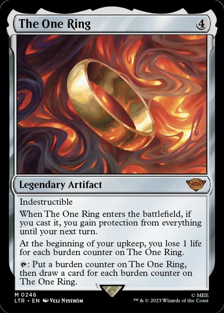 The One Ring — Tales of Middle-earth LTR (Magic: The Gathering card)