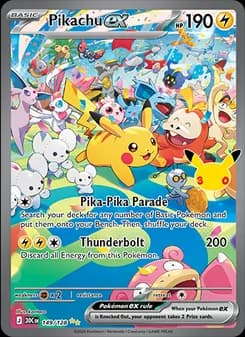 Pikachu ex (30th Celebration 149)