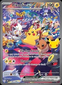 Pikachu ex (30th Celebration 150)