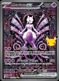 Mewtwo ex (30th Celebration 151)