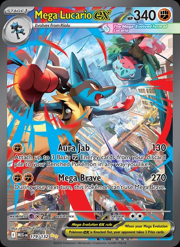 Mega Lucario ex (Mega Evolution)