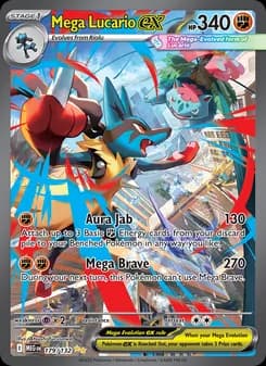 Mega Lucario ex (Mega Evolution 179)