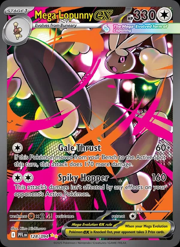 Mega Lopunny ex (Phantasmal Flames)