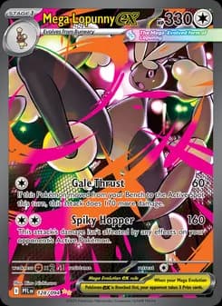 Mega Lopunny ex (Phantasmal Flames 128)