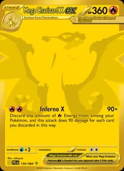 Mega Charizard X ex (Phantasmal Flames 130)