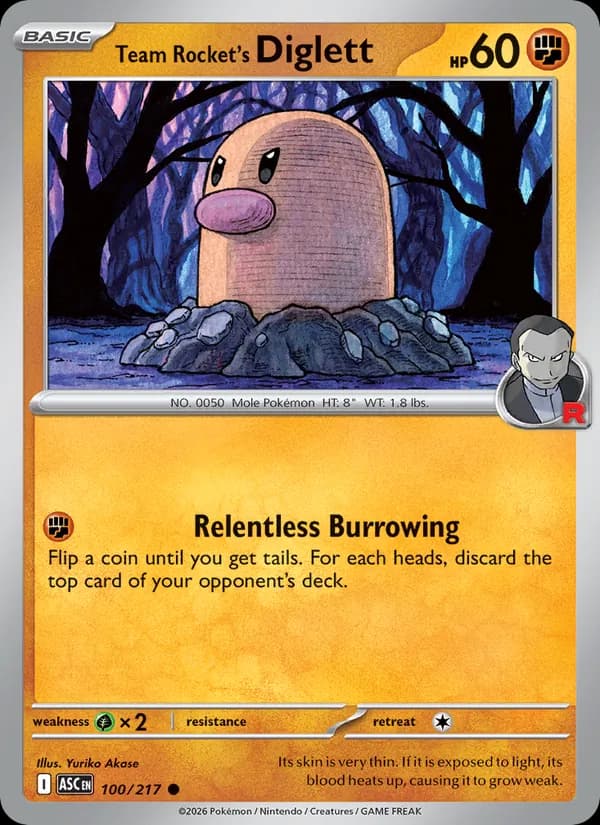 Team Rocket's Diglett