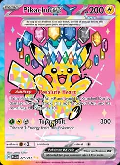 Pikachu ex (Ascended Heroes 277)