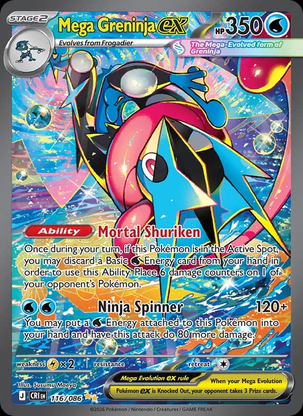 Mega Greninja ex (Chaos Rising)