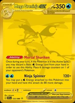 Mega Greninja ex (Chaos Rising 122)
