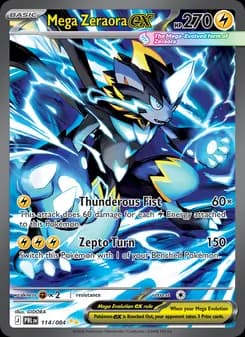 Mega Zeraora ex (Pitch Black 114)