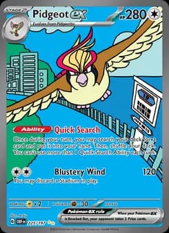 Pidgeot ex (Obsidian Flames 225)
