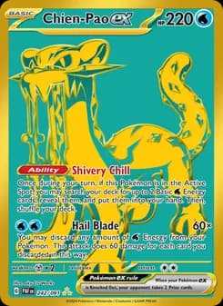 Chien-Pao ex (Paldean Fates 242)