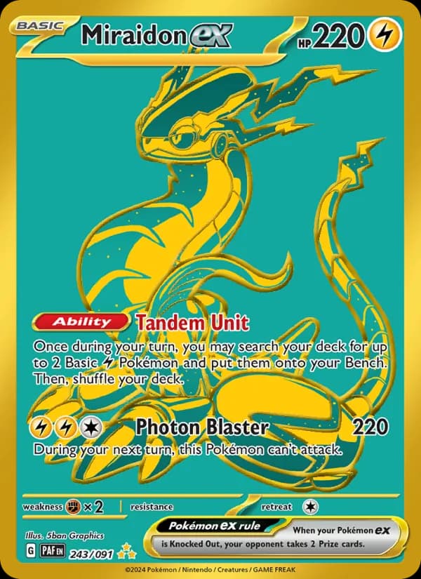 Miraidon ex (Paldean Fates)