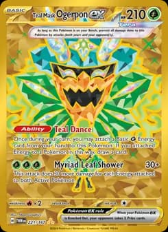 Teal Mask Ogerpon ex (Twilight Masquerade 221)