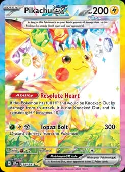 Pikachu ex (Surging Sparks 238)