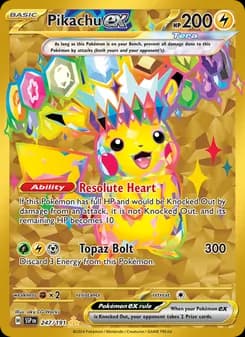 Pikachu ex (Surging Sparks 247)