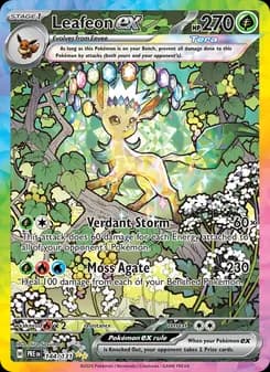 Leafeon ex (Prismatic Evolutions 144)