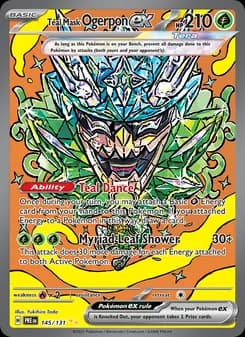 Teal Mask Ogerpon ex (Prismatic Evolutions 145)