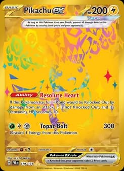 Pikachu ex (Prismatic Evolutions 179)