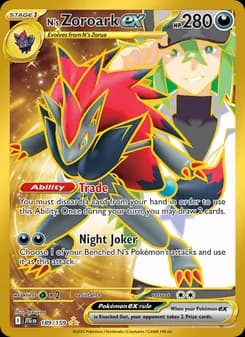 N's Zoroark ex (Journey Together 189)