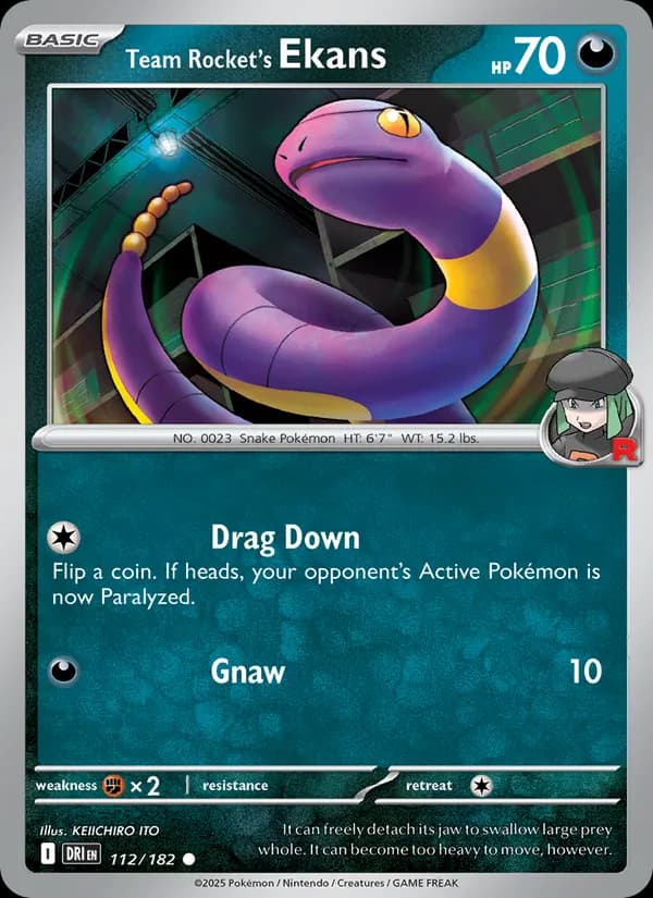 Team Rocket's Ekans