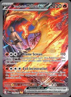 Team Rocket's Moltres ex (Destined Rivals 229)