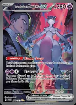 Team Rocket's Mewtwo ex (Destined Rivals 231)