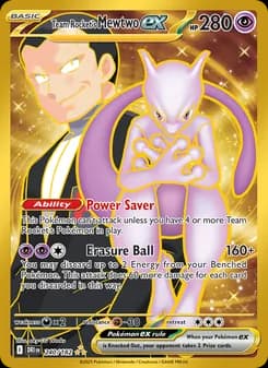 Team Rocket's Mewtwo ex (Destined Rivals 240)