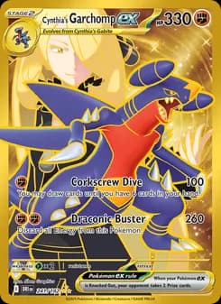 Cynthia's Garchomp ex (Destined Rivals 241)