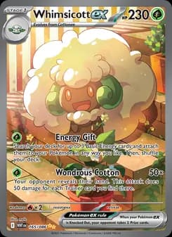 Whimsicott ex (White Flare 165)