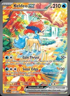 Keldeo ex (White Flare 167)